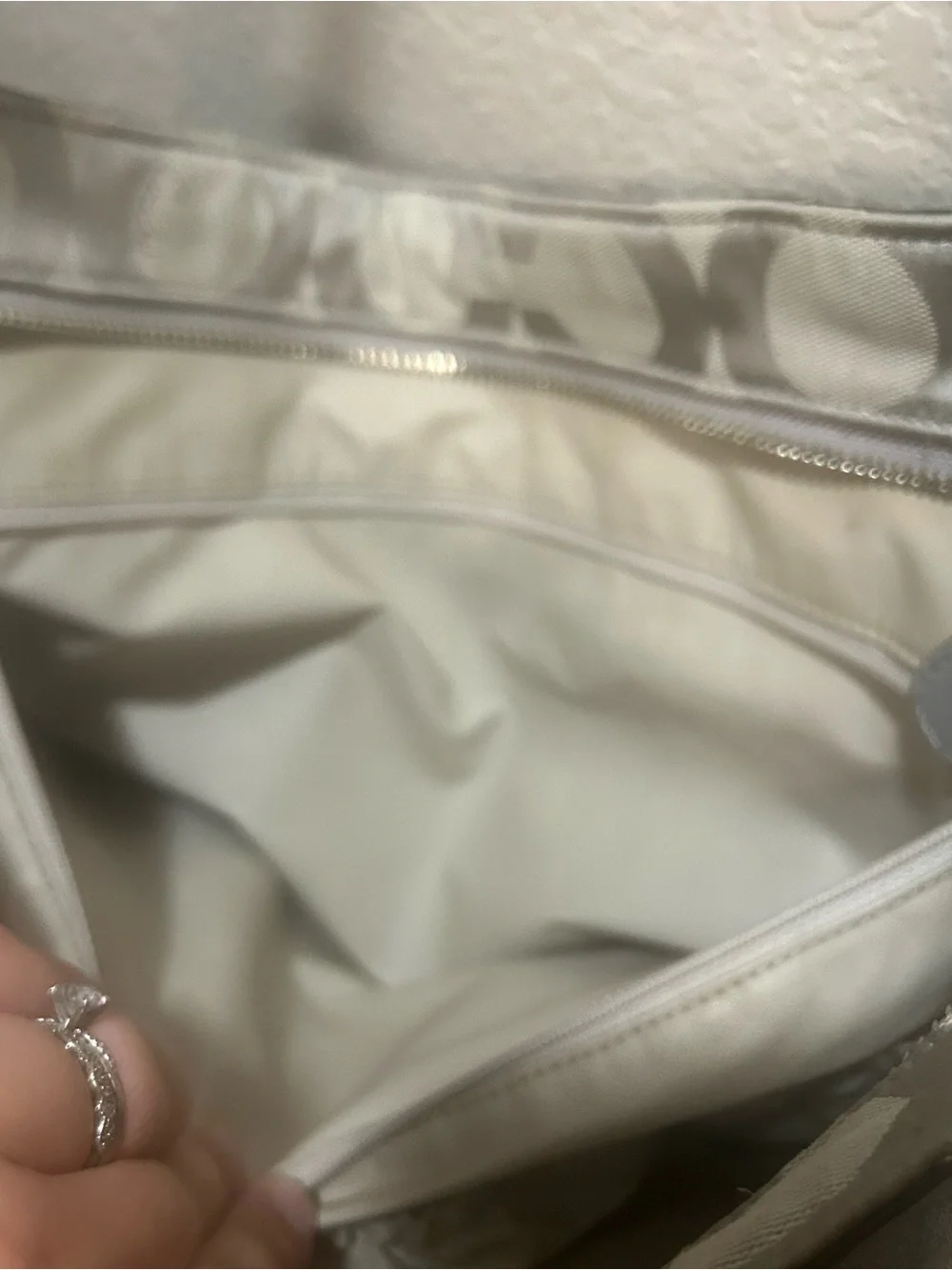 Authentic Coach Women's Signature Tote in Light Gray